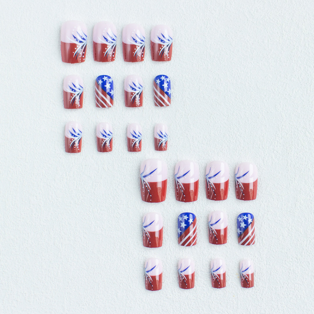 Patriotic Nail Art Set