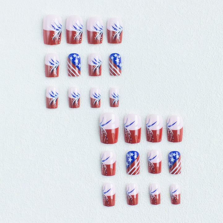 Patriotic Nail Art Set