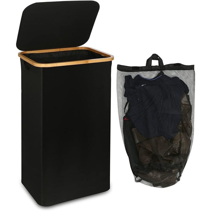 High-quality laundry basket with removable and washable inner bag Kalsten