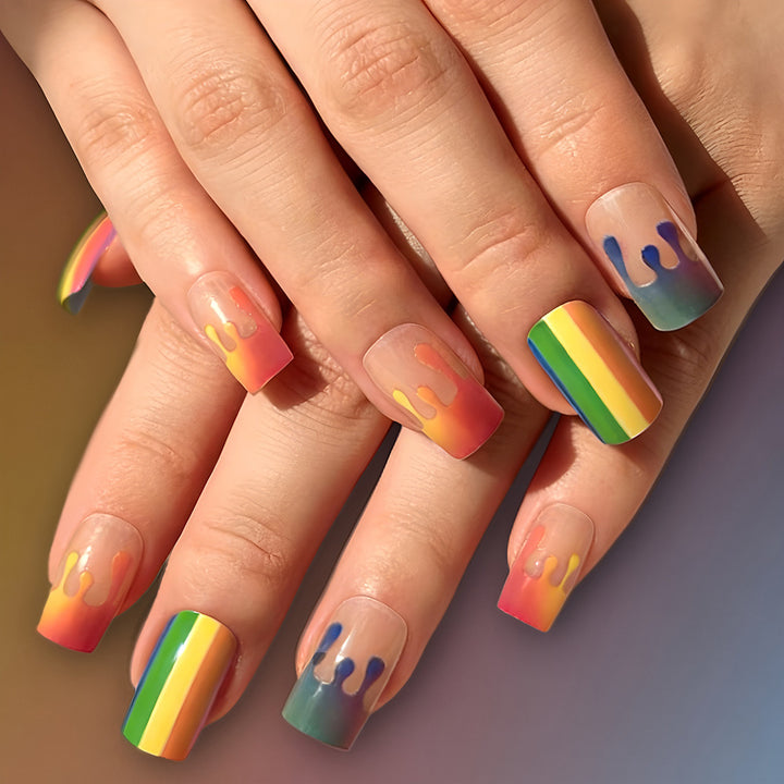 Artistic Ombre Press-On Nail Set Kalsten
