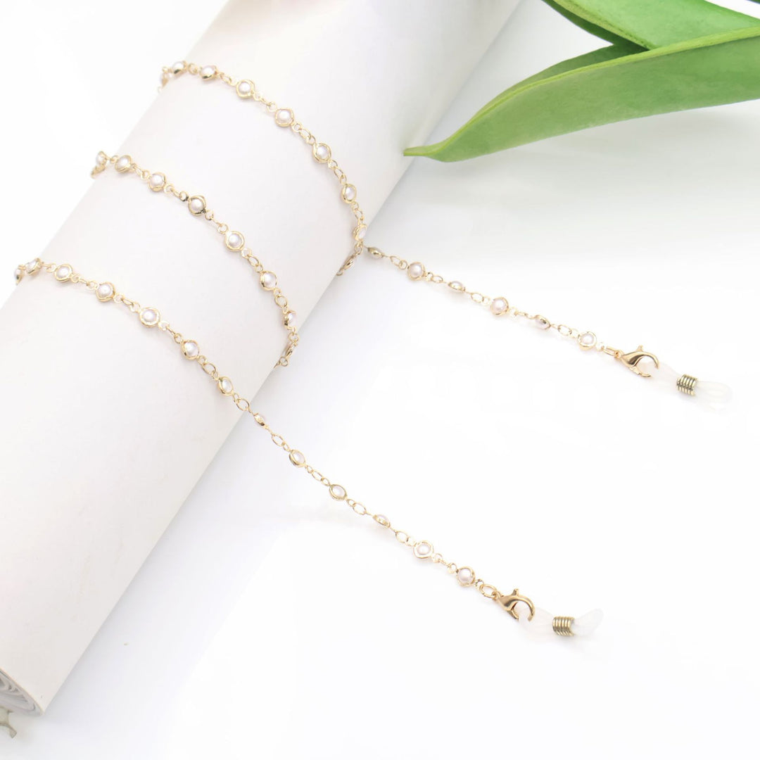 Elegant Crystal-Embellished Eyewear Chain Kalsten 1788159829