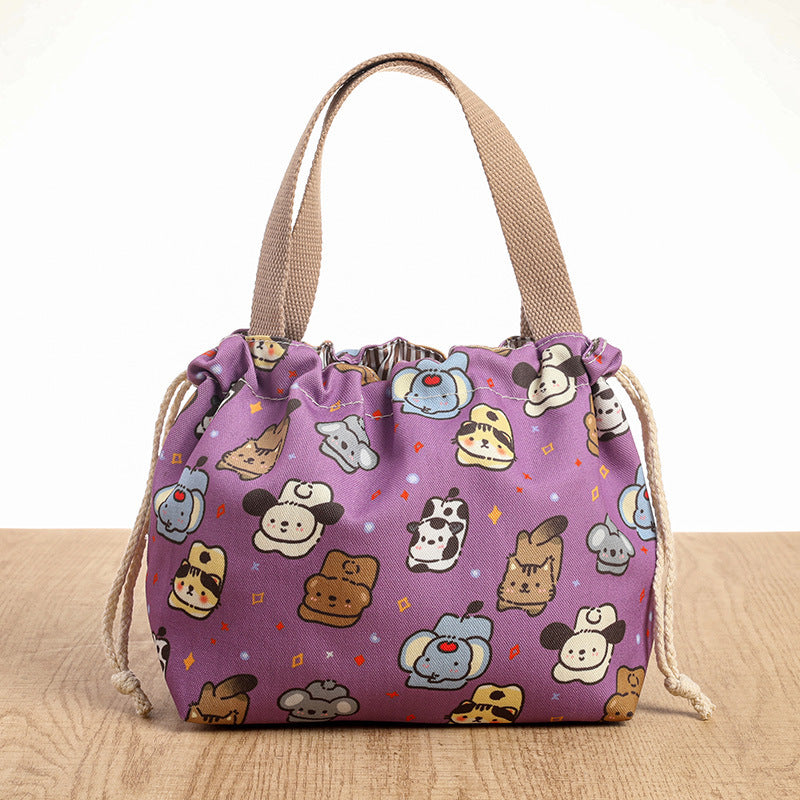 Drawstring Cat-Themed Storage Bag Kalsten