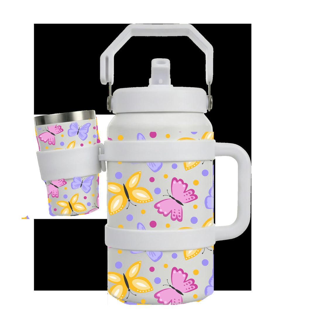 Ladies Insulated Drinking Bottle with Practical Carry Handle Kalsten