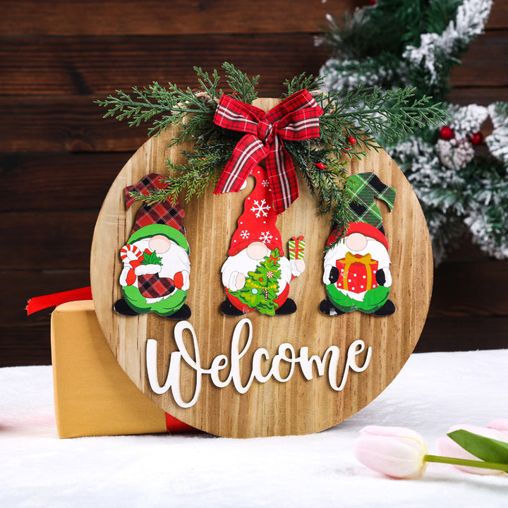 Welcome sign with festive design Kalsten