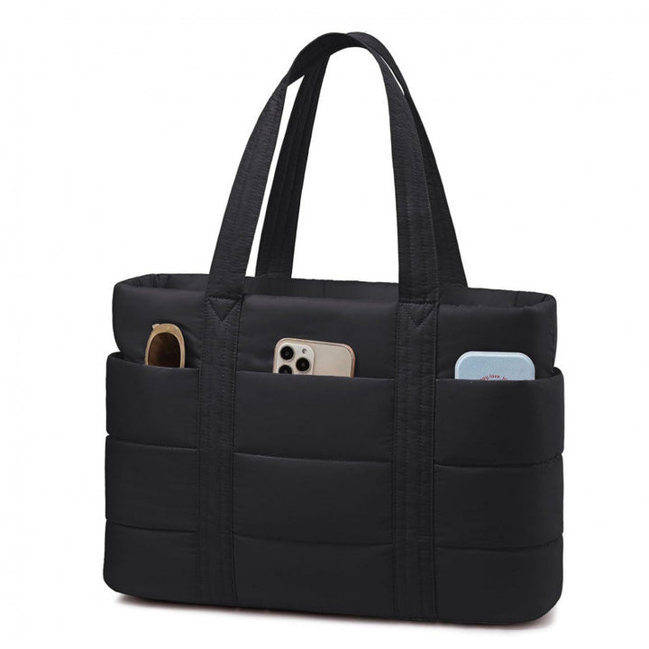 Padded everyday handbag with practical outer pockets Kalsten