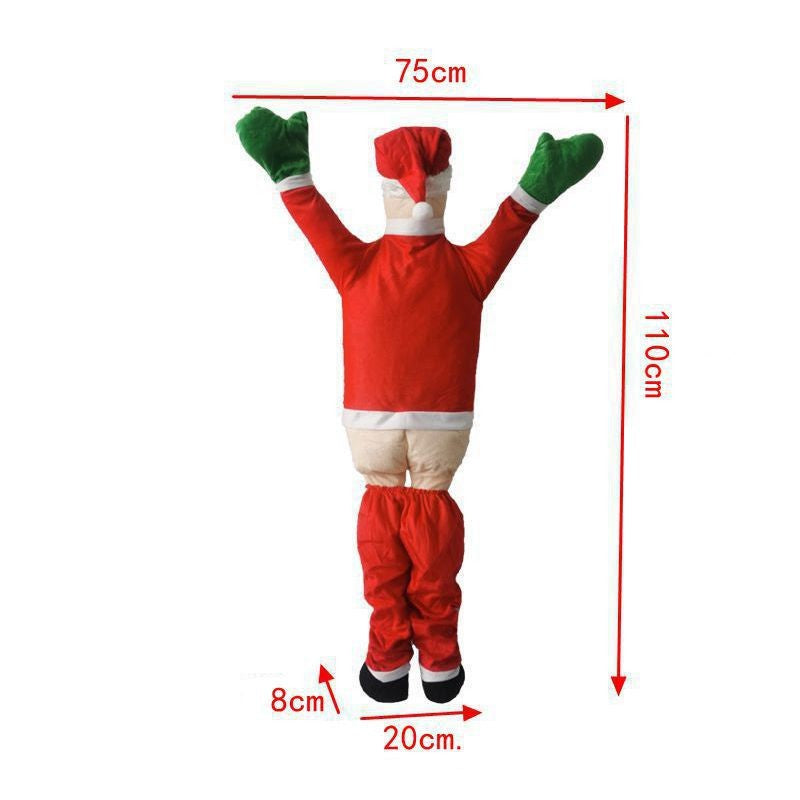 Decorative Santa Claus door decoration with lights