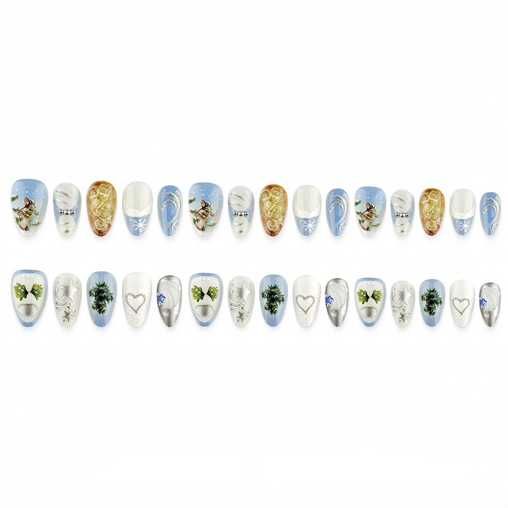 Creative Nail Design Set with Winter Motifs Kalsten