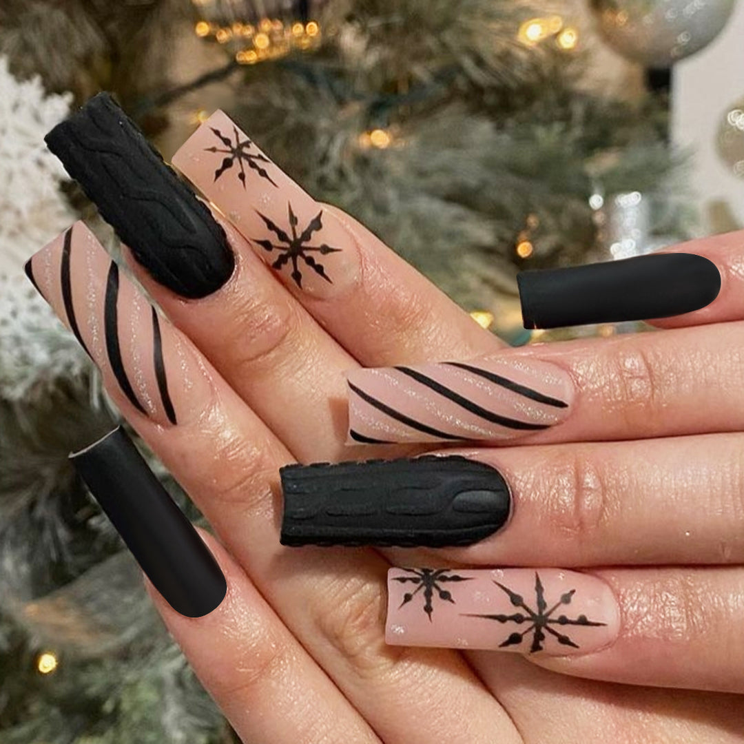 Elegant Artificial Nail Design Set Kalsten