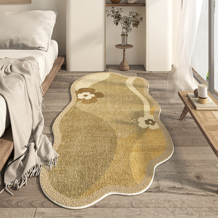 Plush Textured Abstract Area Rug