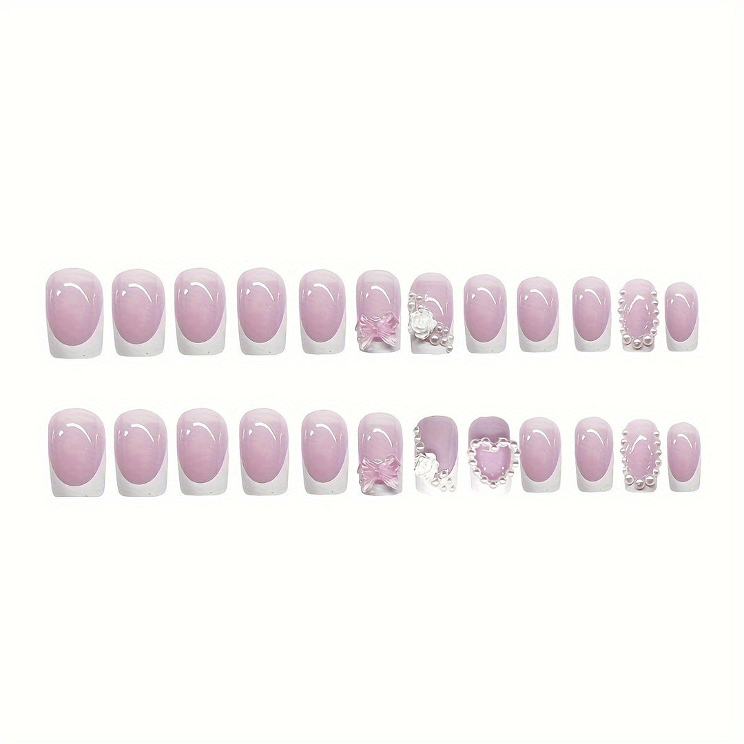 Floral Embellished Nail Art Set Kalsten
