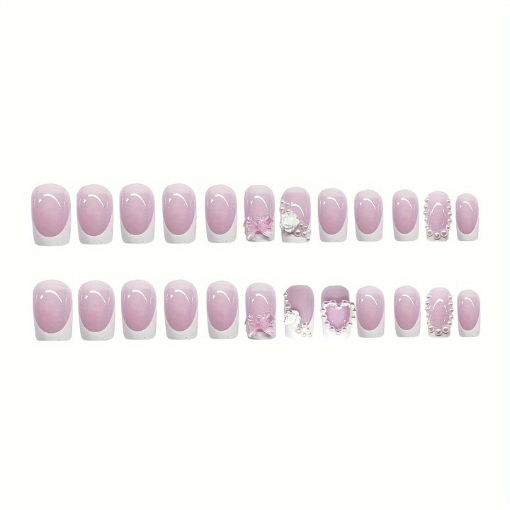 Floral Embellished Nail Art Set Kalsten