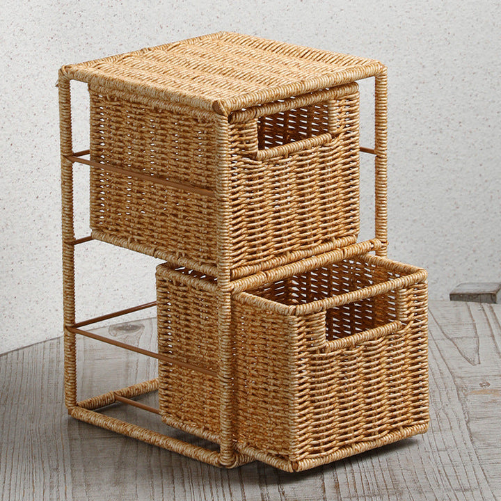Multi-Tiered Woven Storage Organizer Kalsten
