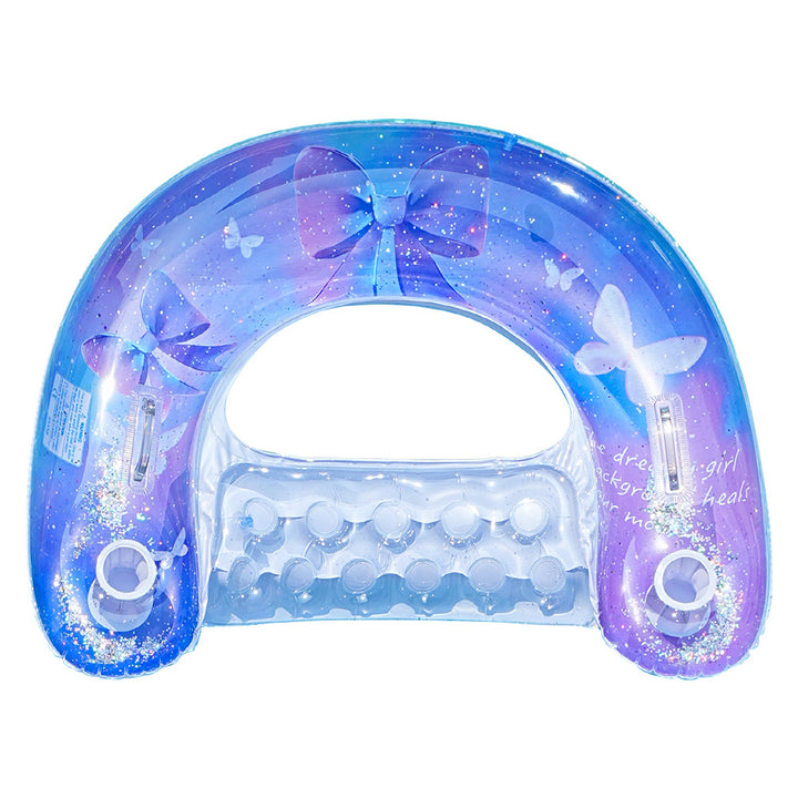 Women Inflatable Summer Lounge with Cup Holders Kalsten