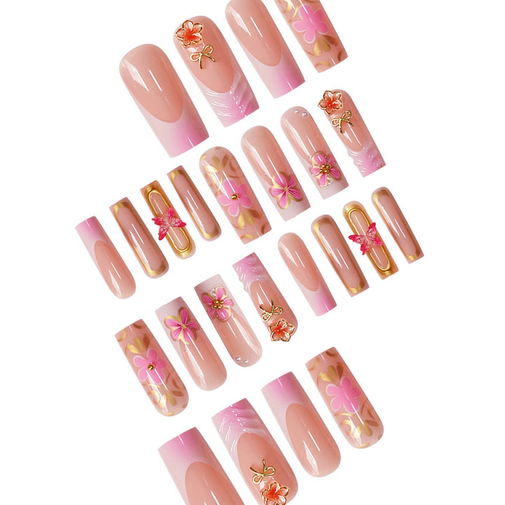 Decorative Floral Nail Art Design Kalsten