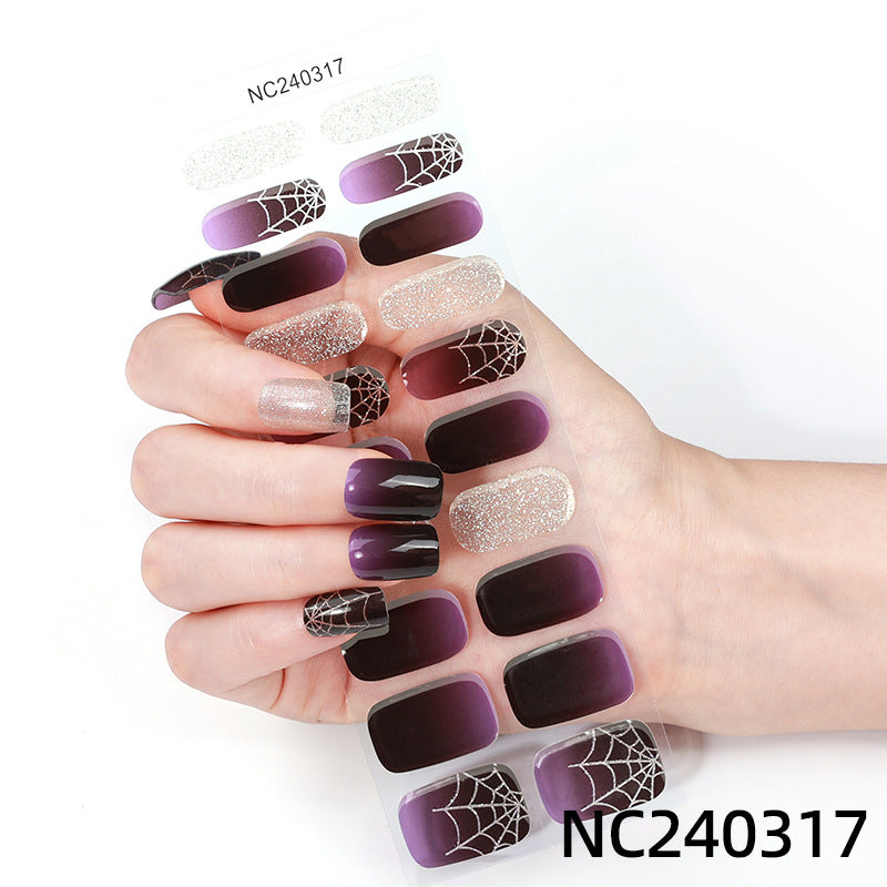 Gothic-Inspired Press-On Nail Wraps
