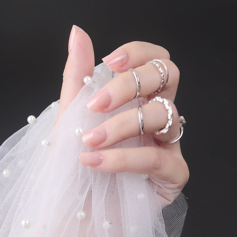 High-Gloss Square Press-On Nails Kalsten