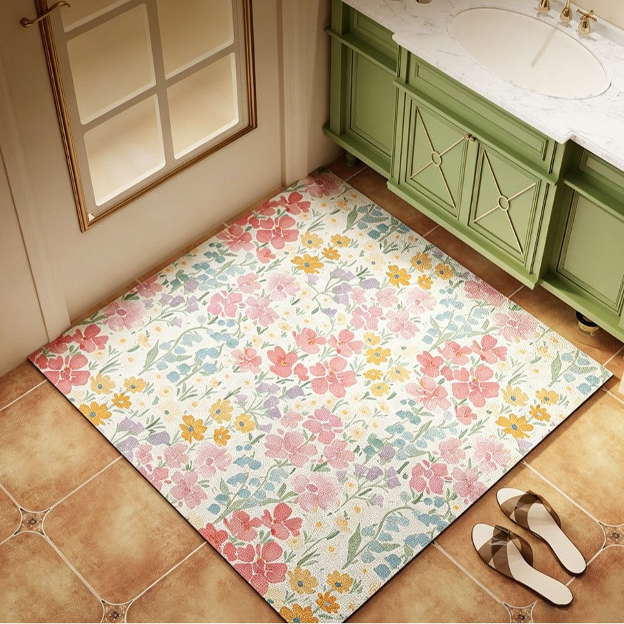 Floral Decorative Area Mat