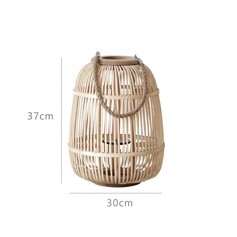 Stylish Rattan Lantern Kalsten