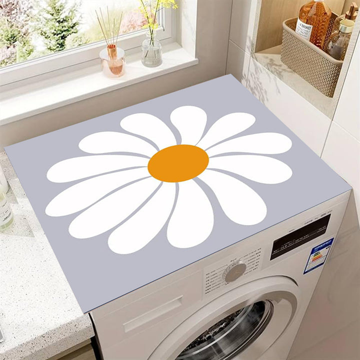 Floral Patterned Washing Machine Cover