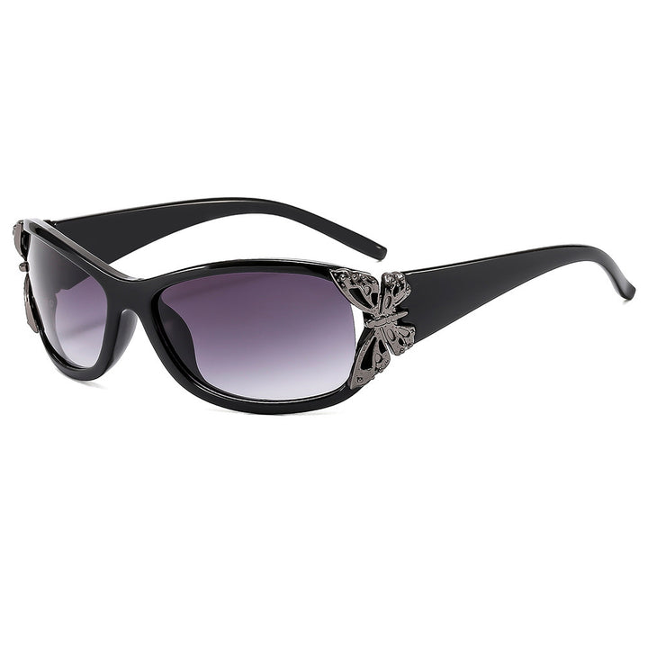 Fashion-Forward Butterfly-Embellished Sunglasses Kalsten