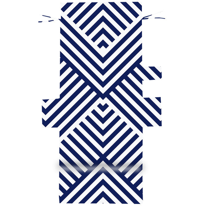 Sporty towel with creative striped pattern Kalsten