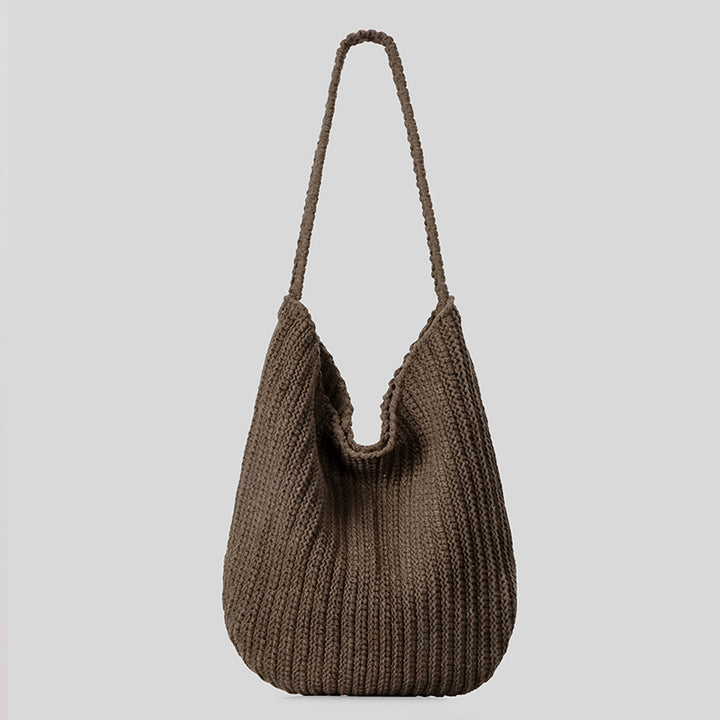 Relaxed Knit Shoulder Bag