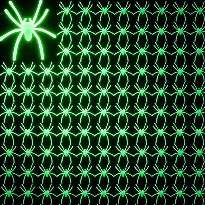 Creepy Glow-In-the-Dark Spiders