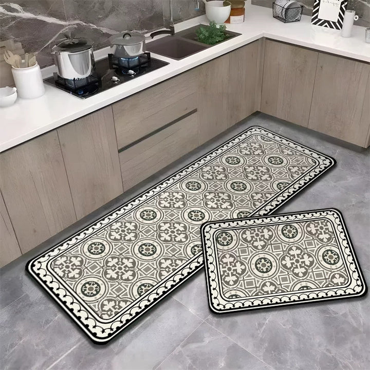Geometric Pattern Kitchen Runner Mat