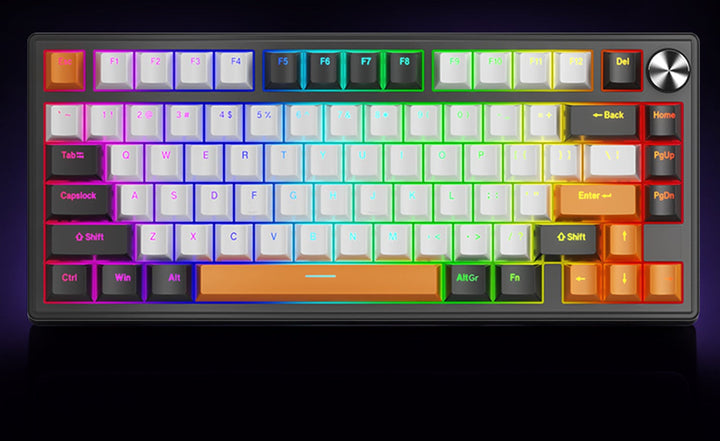 Gasket-Mounted Mechanical Gaming Keyboard with RGB Lighting Features Kalsten