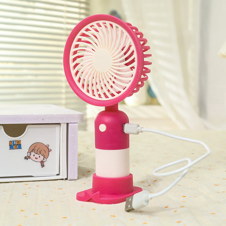 Ladies Portable Table Fan with USB Connection and Flexible Tilt Kalsten