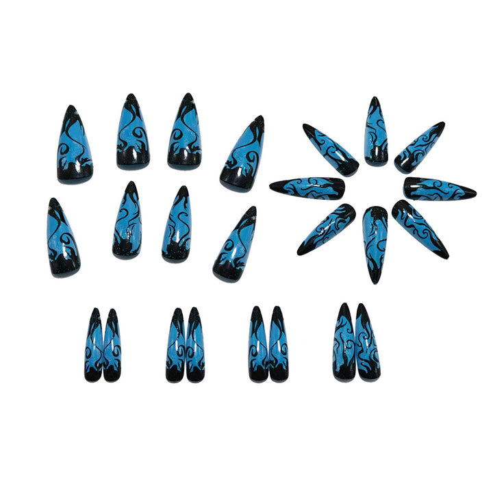 Artificial Nails in Creative Tip Design Kalsten