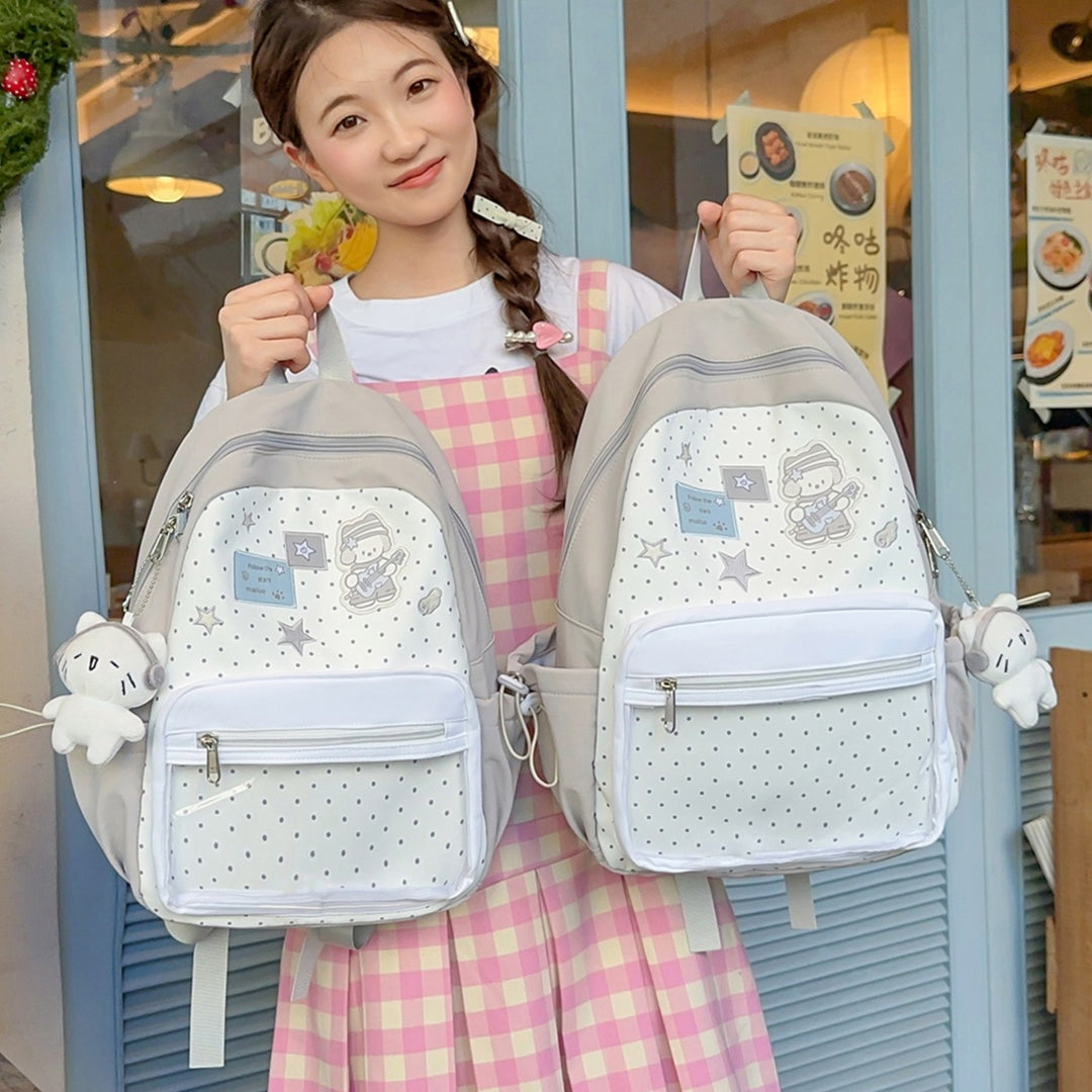 Fun-Themed Illustrated Backpack Kalsten