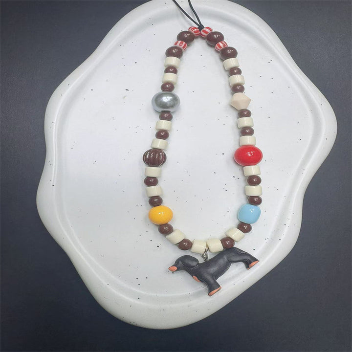 Beaded Animal Charm Necklace Kalsten