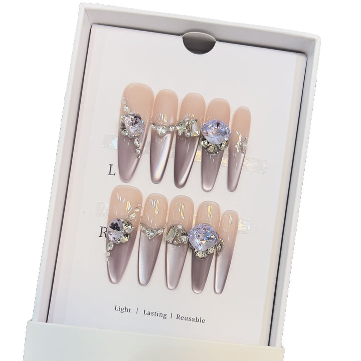 Glamorous Press-On Nail Art Set Kalsten