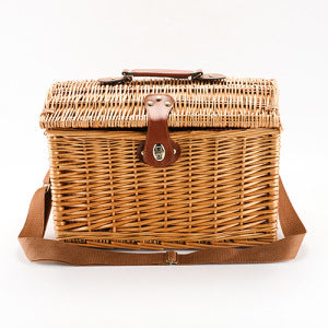 Handcrafted Wicker Storage Box Kalsten