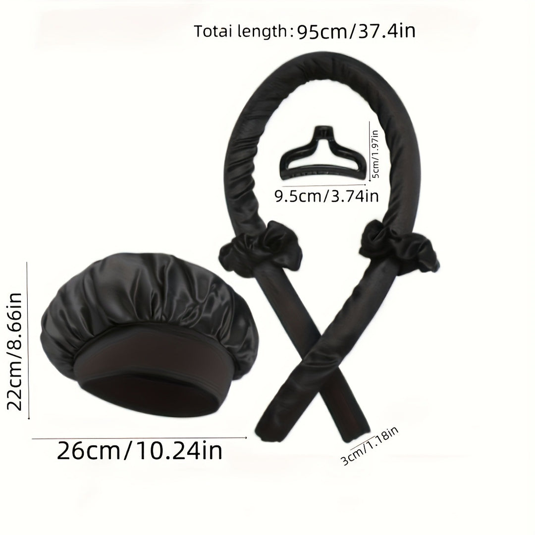 Satin Hair Curling Set