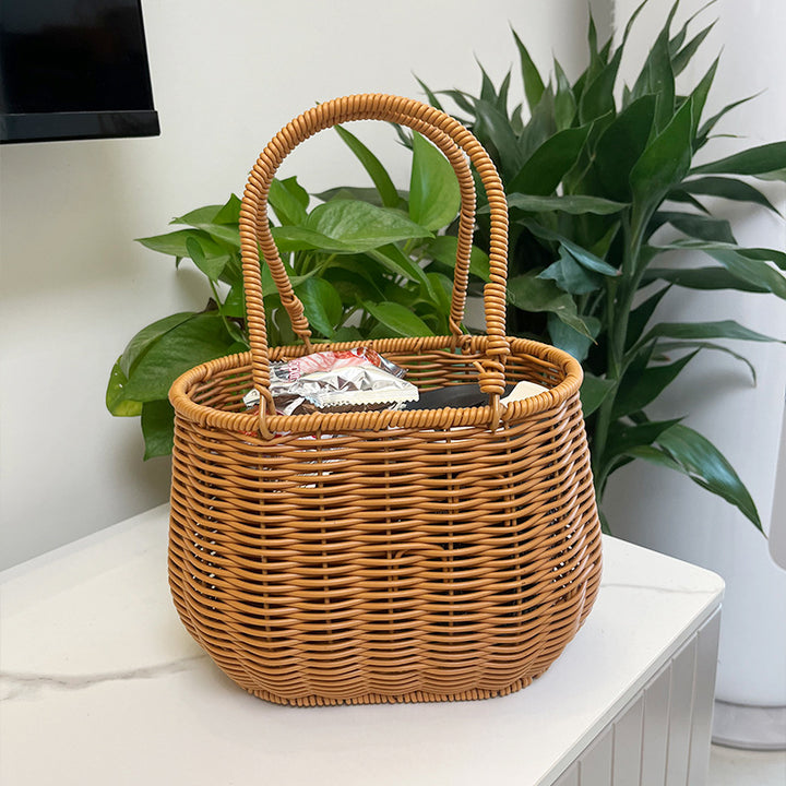 Woven Straw Tote Kalsten