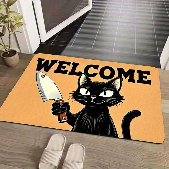 Cat-Themed Decorative Doormat Kalsten