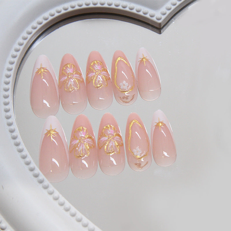 Artistic Long-Stiletto Nail Extensions Kalsten