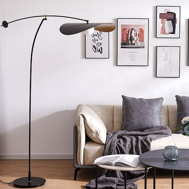 Modern Arc Floor Lamp with Adjustable Height