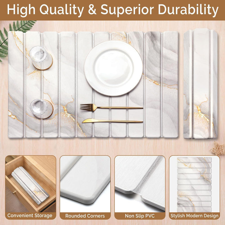 Elegant Marble Design Kitchen Placemats