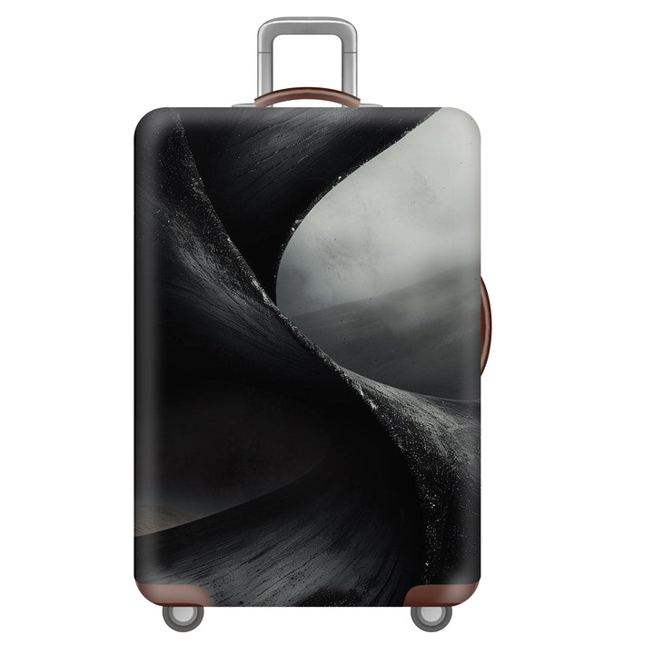 Unisex nan robust hard-shell suitcase with artistic face portrait print and 360° wheels Kalsten