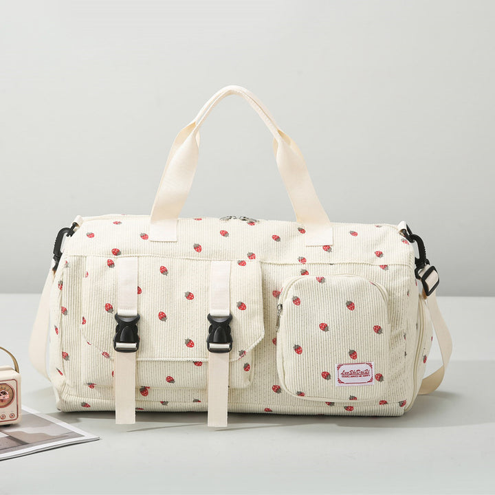 Fashionable Floral Print Weekend Duffel Bag Kalsten