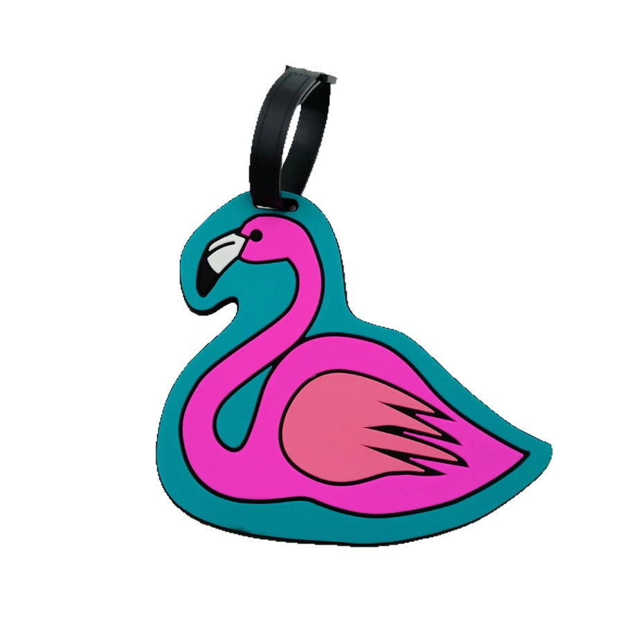 Fun Flamingo-Shaped Luggage Tag Kalsten