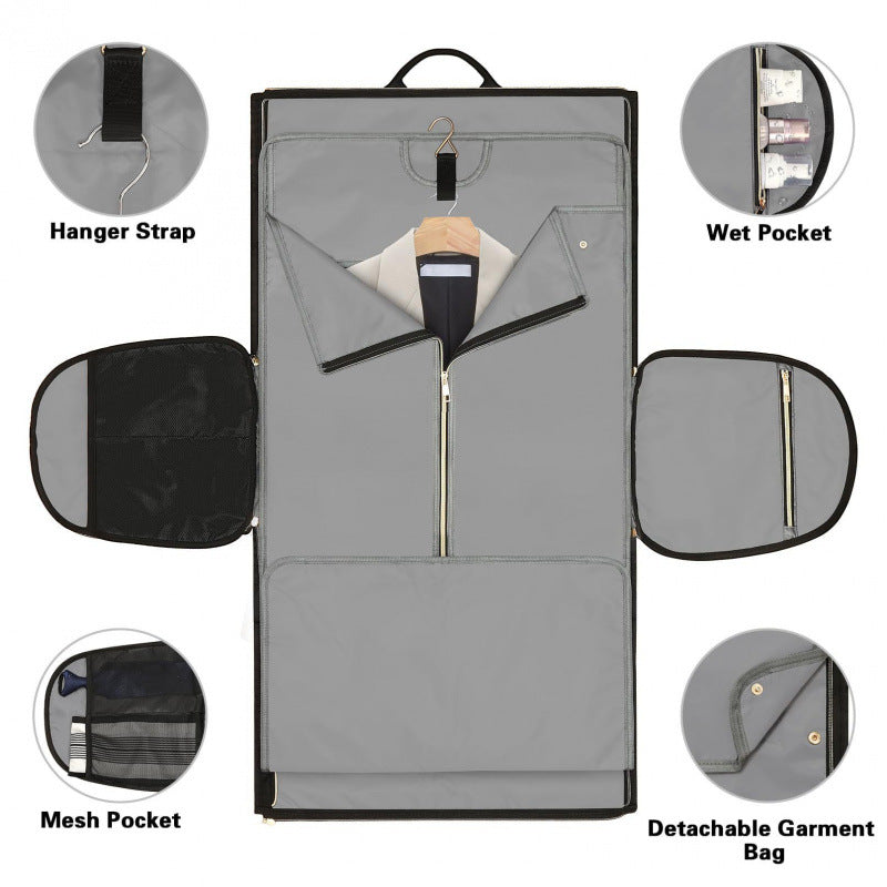 Multifunctional Travel Bag with Detachable Backpack Kalsten