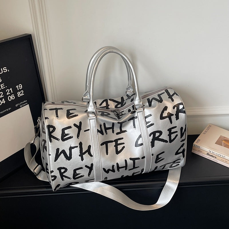 Stylish Graphic Print Duffle Bag Kalsten