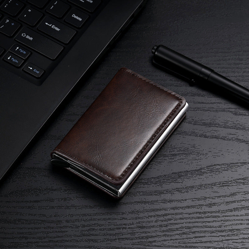 Premium Leather Business Card Holder Kalsten