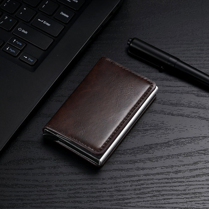 Premium Leather Business Card Holder Kalsten