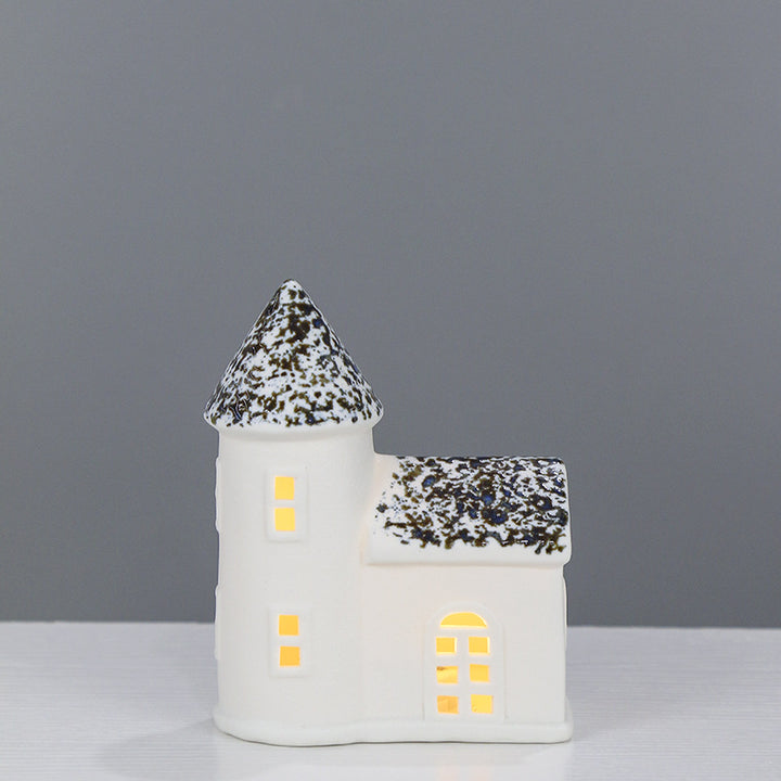 Decorative Ceramic House Lantern Kalsten 1790310186
