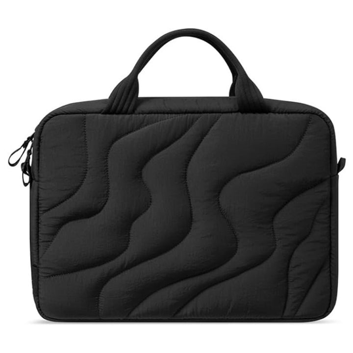 Padded Laptop Bag with Stylish Wave Pattern Kalsten